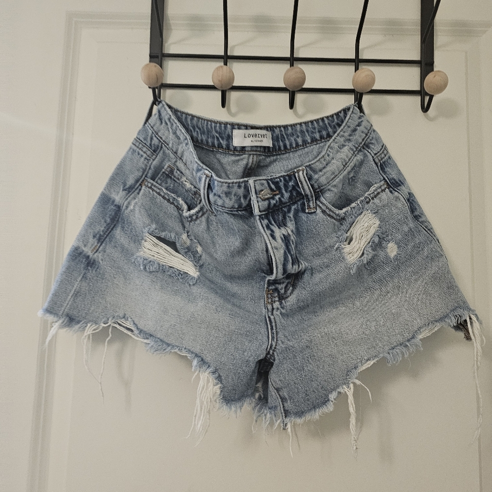 Denim shorts